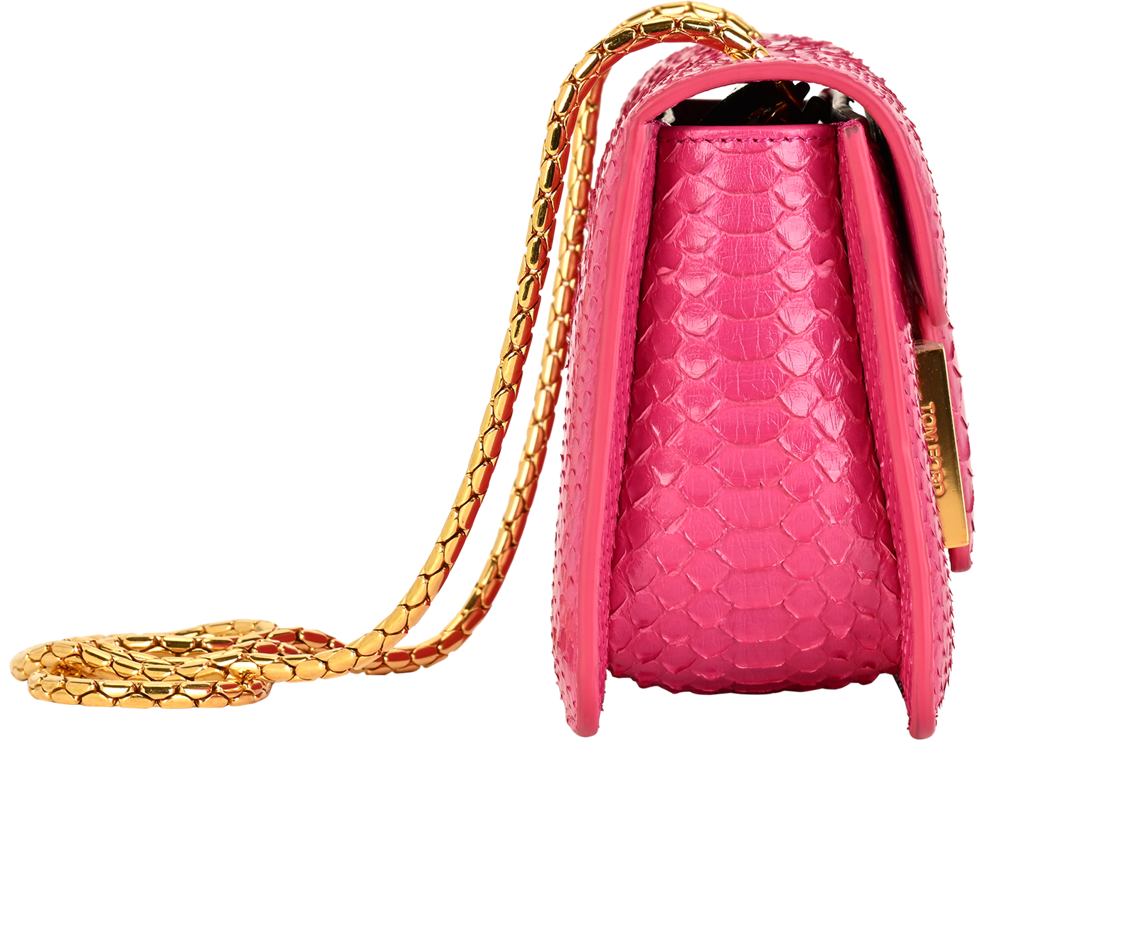 Sienna Shoulder Bag, &pound;550, Handbags, Pink, Leather, Side view